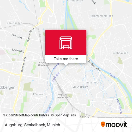 Карта Augsburg, Senkelbach