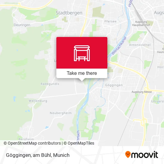 Карта Göggingen, am Bühl