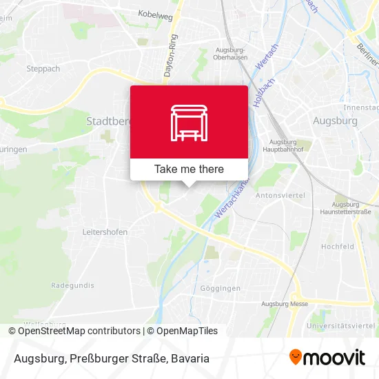 Карта Augsburg, Preßburger Straße