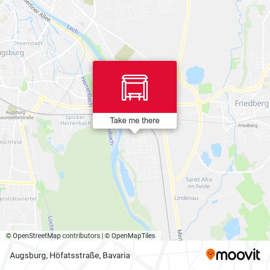 Augsburg, Höfatsstraße map