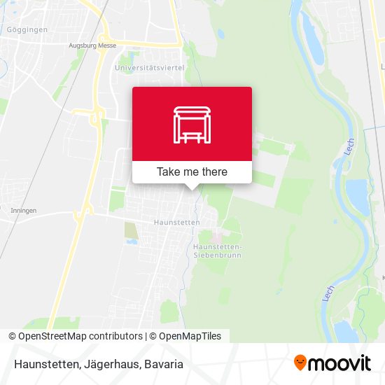 Haunstetten, Jägerhaus map