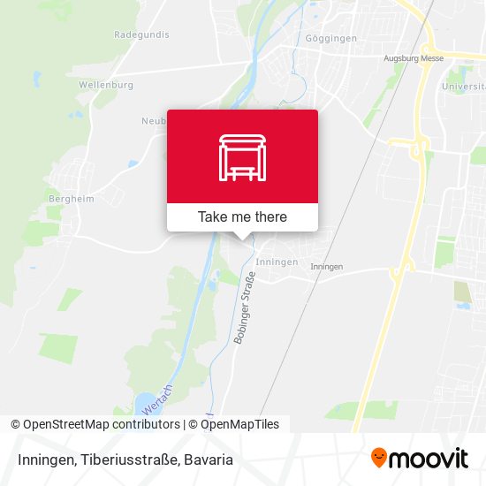 Inningen, Tiberiusstraße map