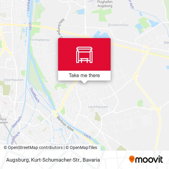 Augsburg, Kurt-Schumacher-Str. map