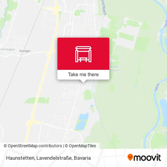 Карта Haunstetten, Lavendelstraße