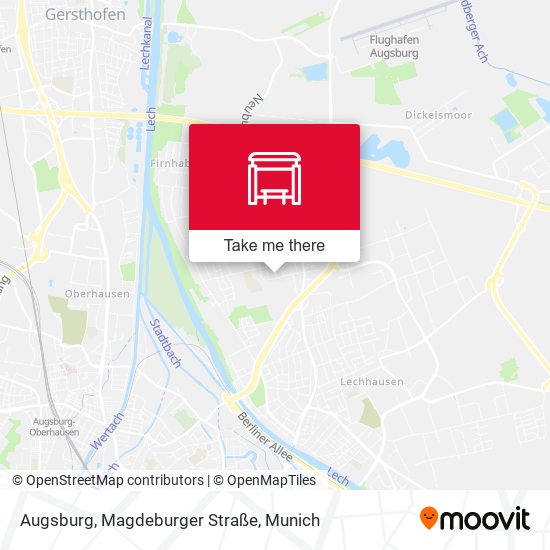 Augsburg, Magdeburger Straße map