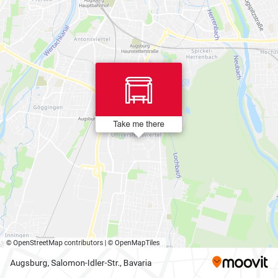 Augsburg, Salomon-Idler-Str. map