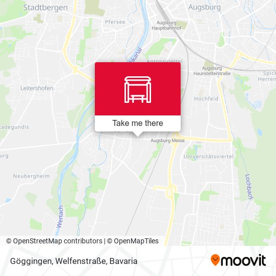 Göggingen, Welfenstraße map