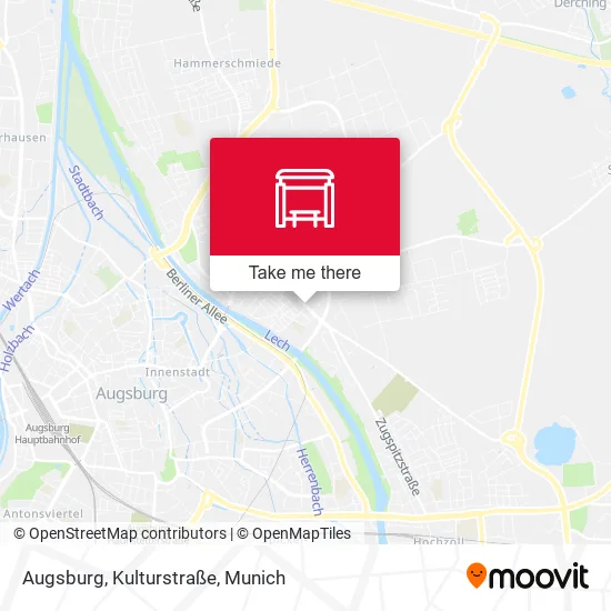 Карта Augsburg, Kulturstraße