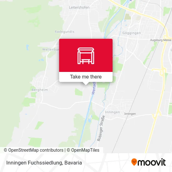 Карта Inningen Fuchssiedlung
