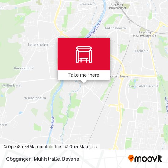 Göggingen, Mühlstraße map