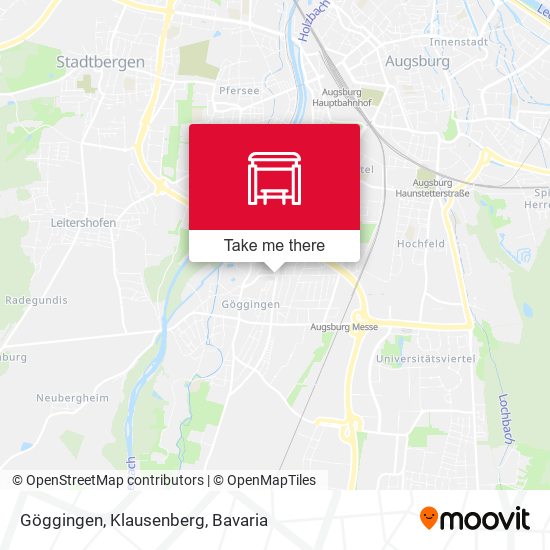 Göggingen, Klausenberg map