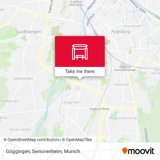 Карта Göggingen, Seniorenheim