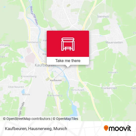 Карта Kaufbeuren, Hausnerweg