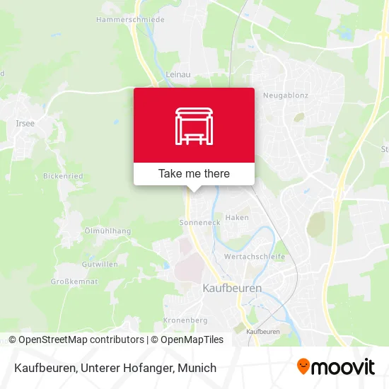 Карта Kaufbeuren, Unterer Hofanger
