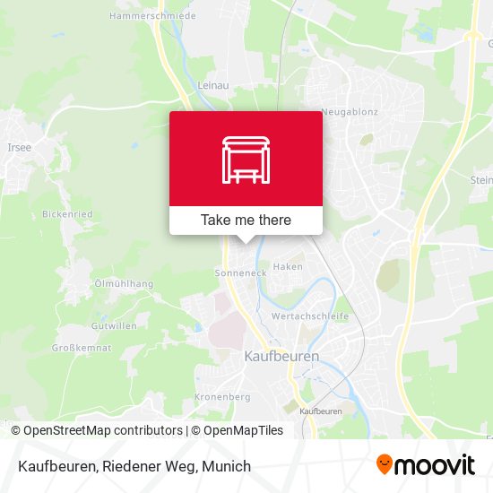 Kaufbeuren, Riedener Weg map