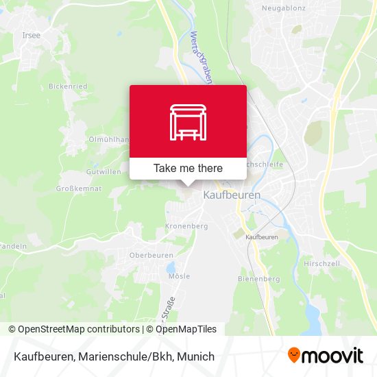 Kaufbeuren, Marienschule/Bkh map