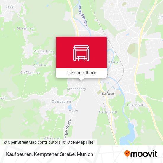 Kaufbeuren, Kemptener Straße map