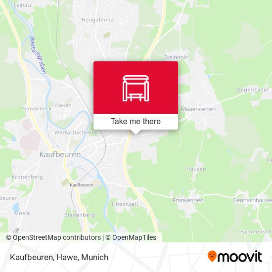 Kaufbeuren, Hawe map