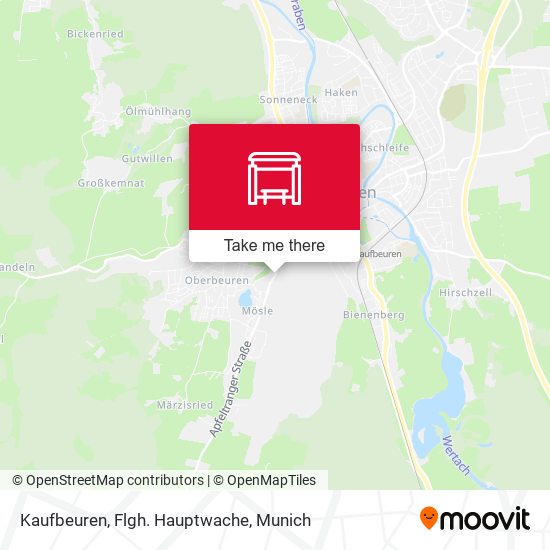 Kaufbeuren, Flgh. Hauptwache map