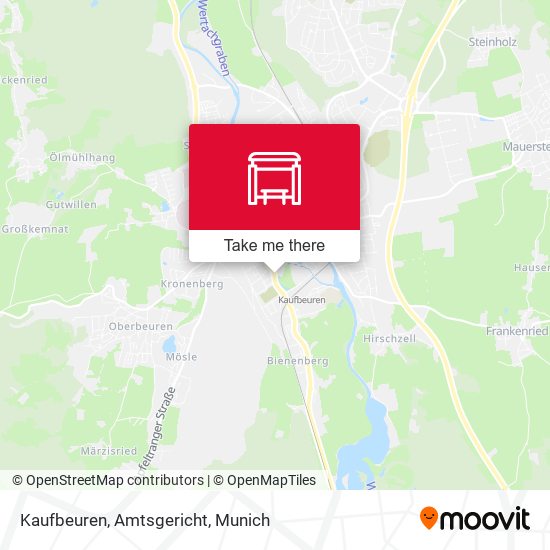 Kaufbeuren, Amtsgericht map