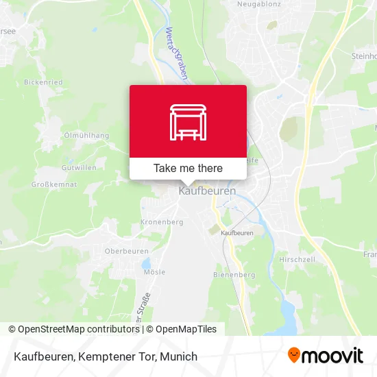 Карта Kaufbeuren, Kemptener Tor