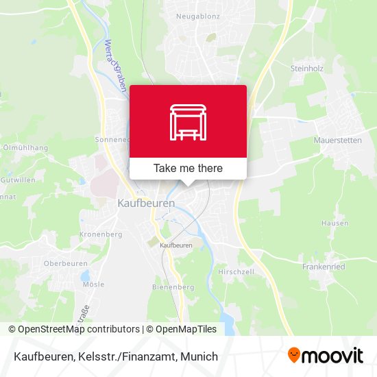 Kaufbeuren, Kelsstr./Finanzamt map