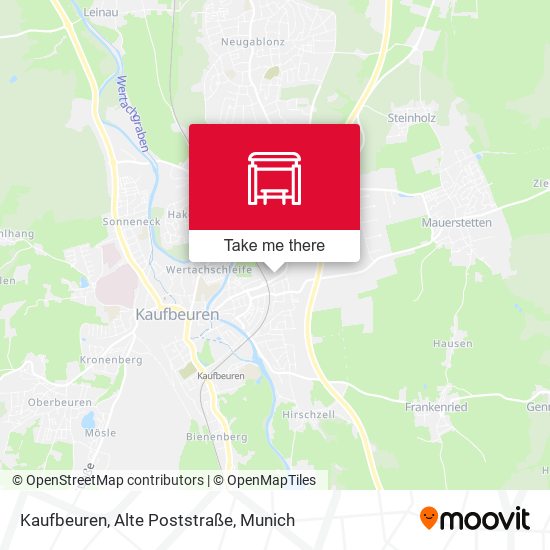 Kaufbeuren, Alte Poststraße map