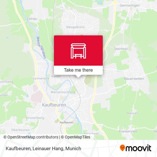 Kaufbeuren, Leinauer Hang map