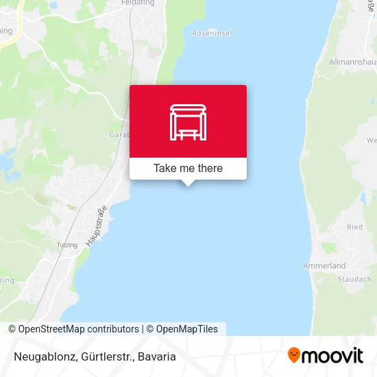 Карта Neugablonz, Gürtlerstr.