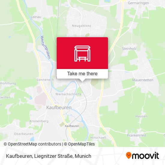 Kaufbeuren, Liegnitzer Straße map