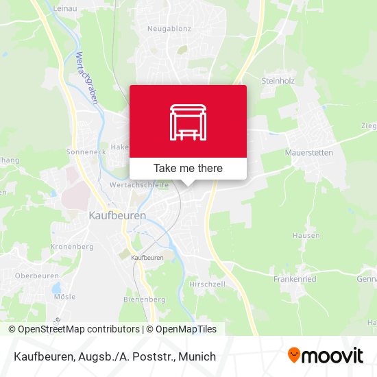 Kaufbeuren, Augsb./A. Poststr. map