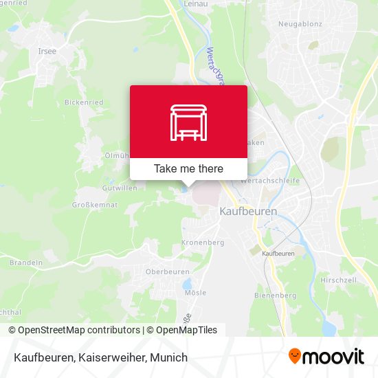 Kaufbeuren, Kaiserweiher map