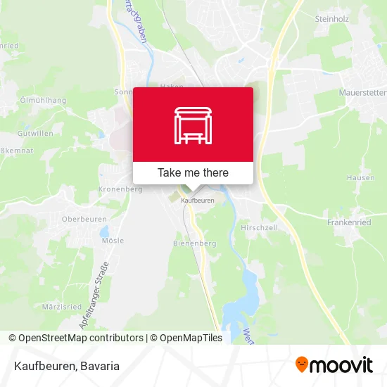 Карта Kaufbeuren