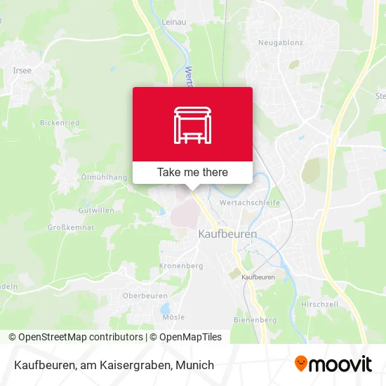 Карта Kaufbeuren, am Kaisergraben