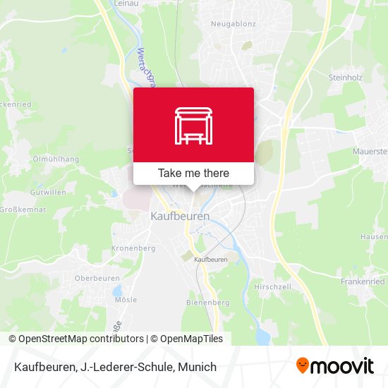 Kaufbeuren, J.-Lederer-Schule map