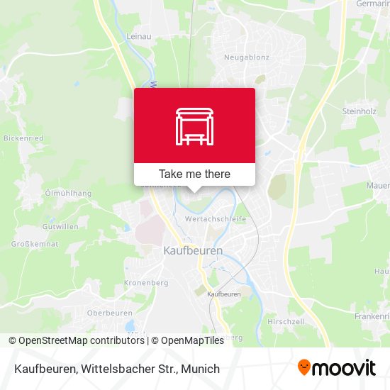 Kaufbeuren, Wittelsbacher Str. map