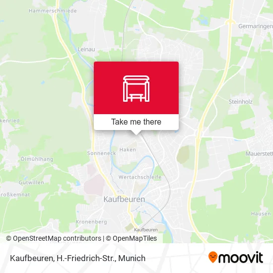 Карта Kaufbeuren, H.-Friedrich-Str.