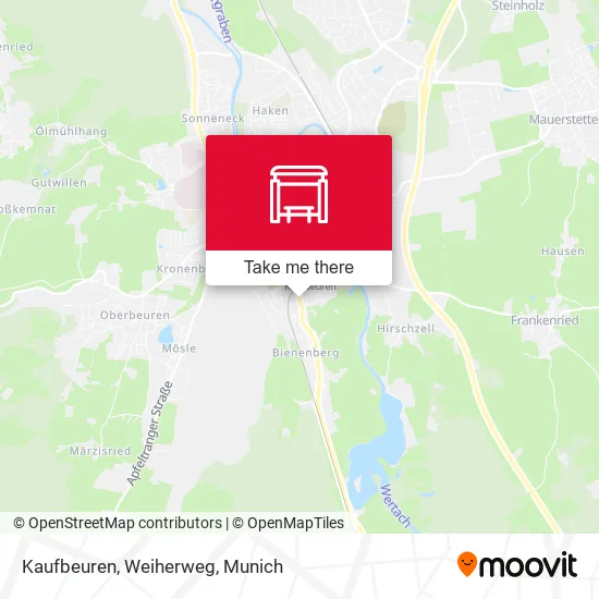 Kaufbeuren, Weiherweg map