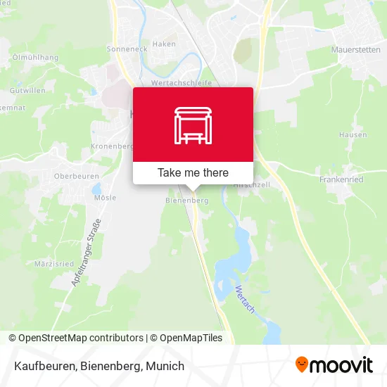 Карта Kaufbeuren, Bienenberg