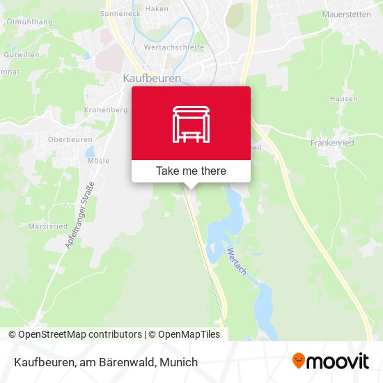 Kaufbeuren, am Bärenwald map
