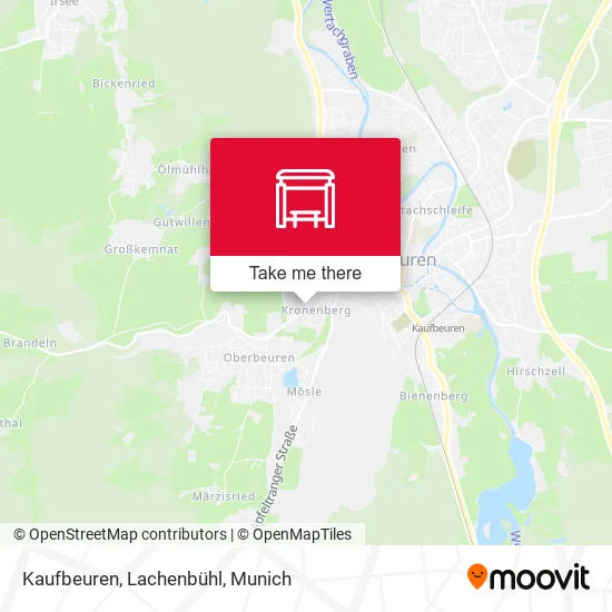 Карта Kaufbeuren, Lachenbühl