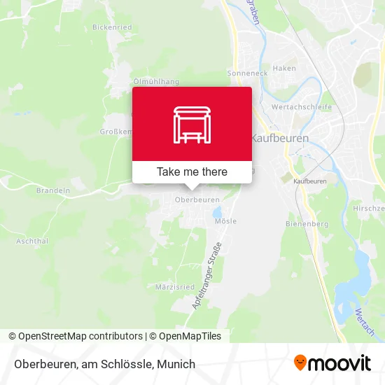 Карта Oberbeuren, am Schlössle