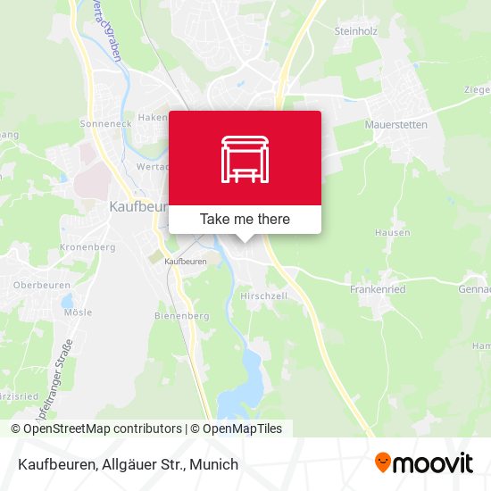Kaufbeuren, Allgäuer Str. map