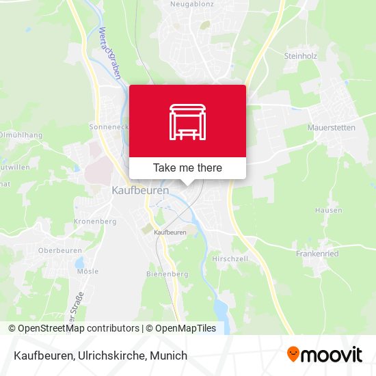Kaufbeuren, Ulrichskirche map