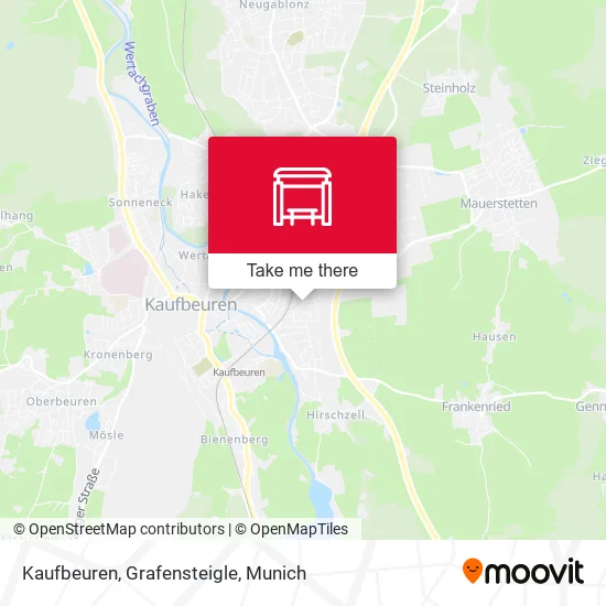 Карта Kaufbeuren, Grafensteigle