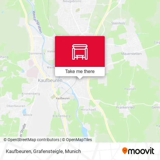 Карта Kaufbeuren, Grafensteigle