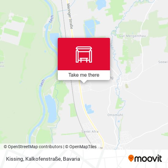 Kissing, Kalkofenstraße map