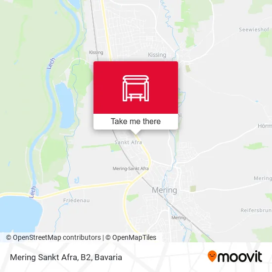 Карта Mering Sankt Afra, B2