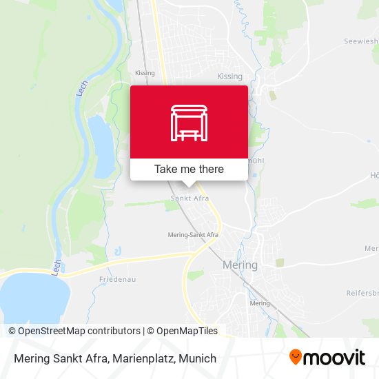 Mering Sankt Afra, Marienplatz map