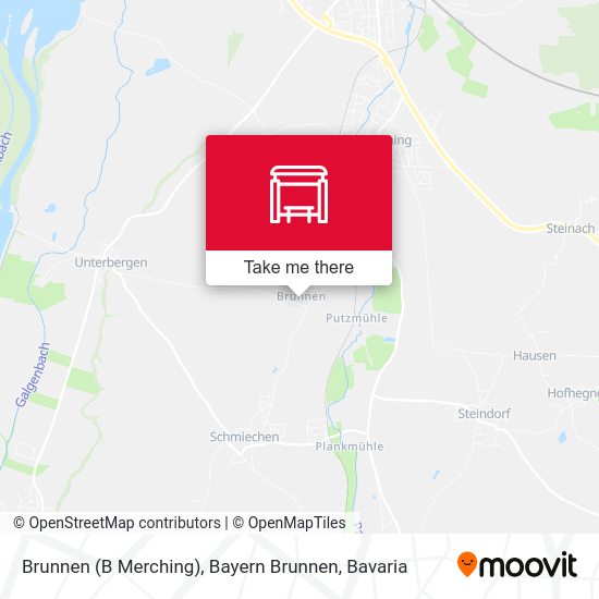 Brunnen (B Merching), Bayern Brunnen map